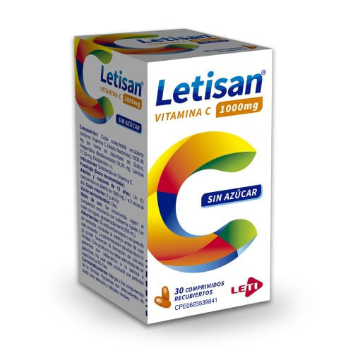 Letisan Vitamina C 1000MG x 30 Tab Leti