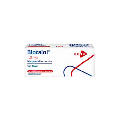 Biotalol 1,25 MG Bisoprolol Fumarato Leti