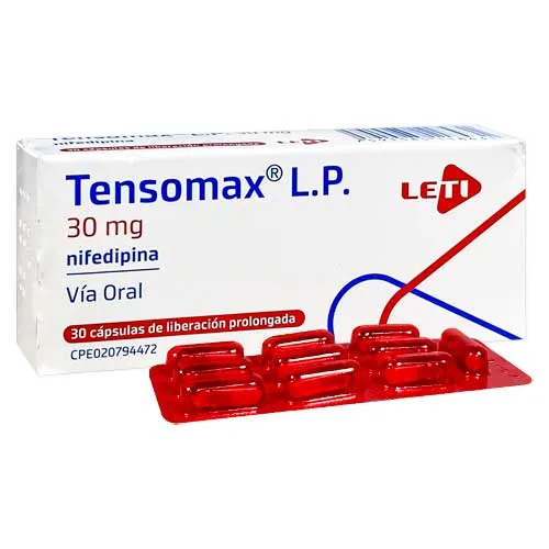 Tensomax 30MG x 30 Cap Leti