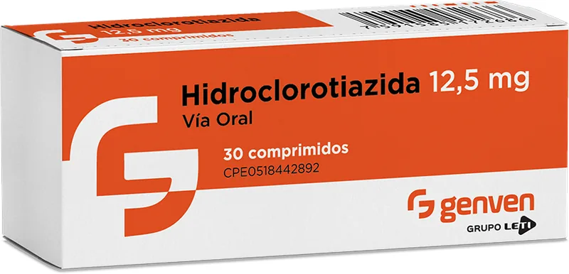 Hidroclotiazida 12.5MG x 30 Tab Genven