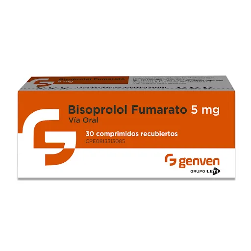 Bisoprolol Fumarato Comp 5M x 30 Leti