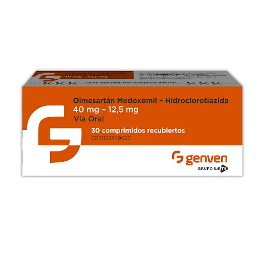 Olmersartan Medoxomil*hidroclorotiazida x 30 Tab