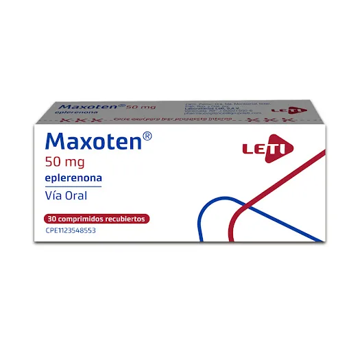 Maxoten 50 MG x 30 Comp Leti Eplerenona