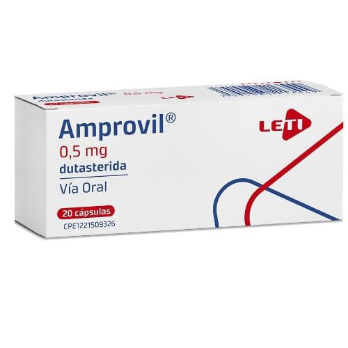 Amprovil 0.5 MG x 20 Tab Dutasterida Leti
