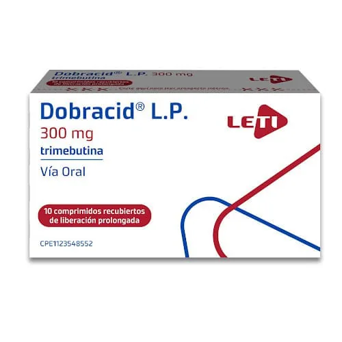 Dobracid L.p. Trimebutina 300MG Z 10 Com
