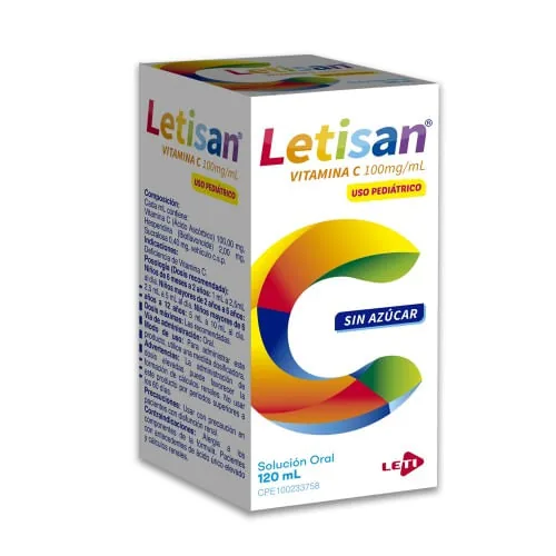 Letisan Sol Oral 100MG/ml 120 ML Leti