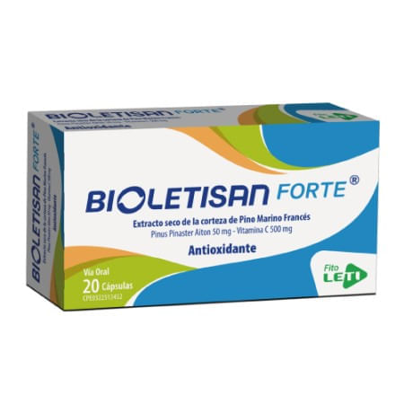 Bioletisan Forte 50/500MG x 20Cap Leti