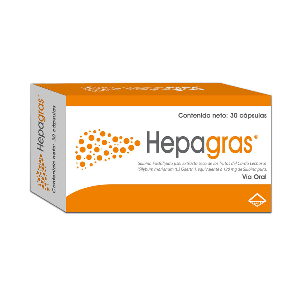 Hepagras Silibina Fosfolipido x 30 Capsu