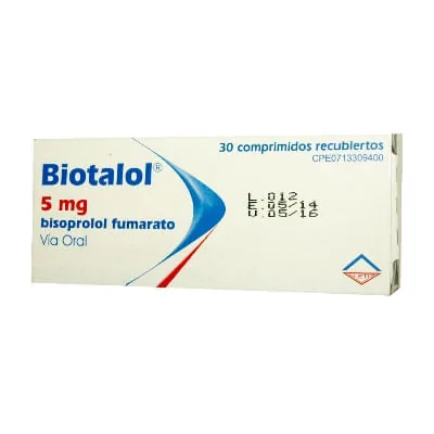 Biotalol 5 MG x 30 Tab Bisoprorol Fumarato Leti