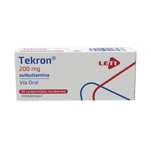 Tekron 200 MG Sulbutiamina x 30 Tab