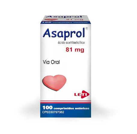 Asaprol 81MG x 100 Comprimidos Leti