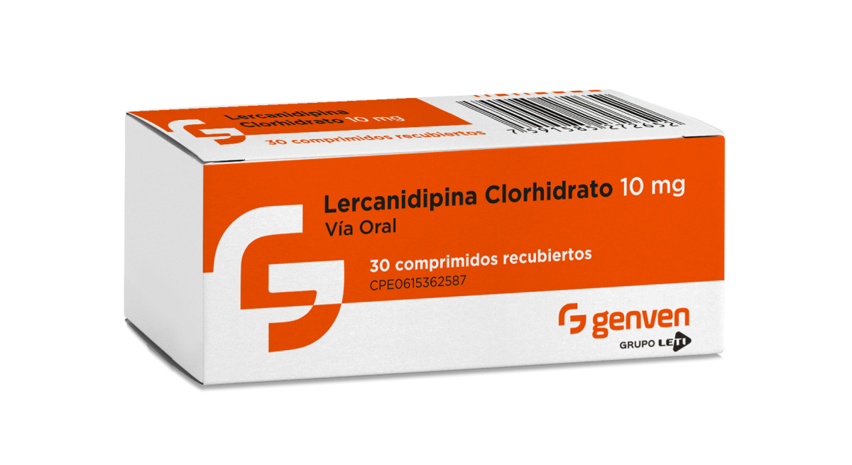 Lercanidipina Clorhidrato x 30 Tab Genven