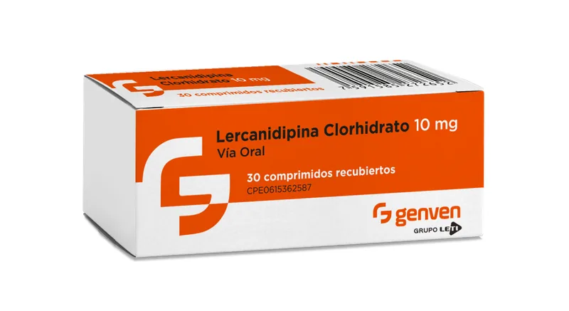 Lercanidipina Clorhidrato x 30 Tab Genven