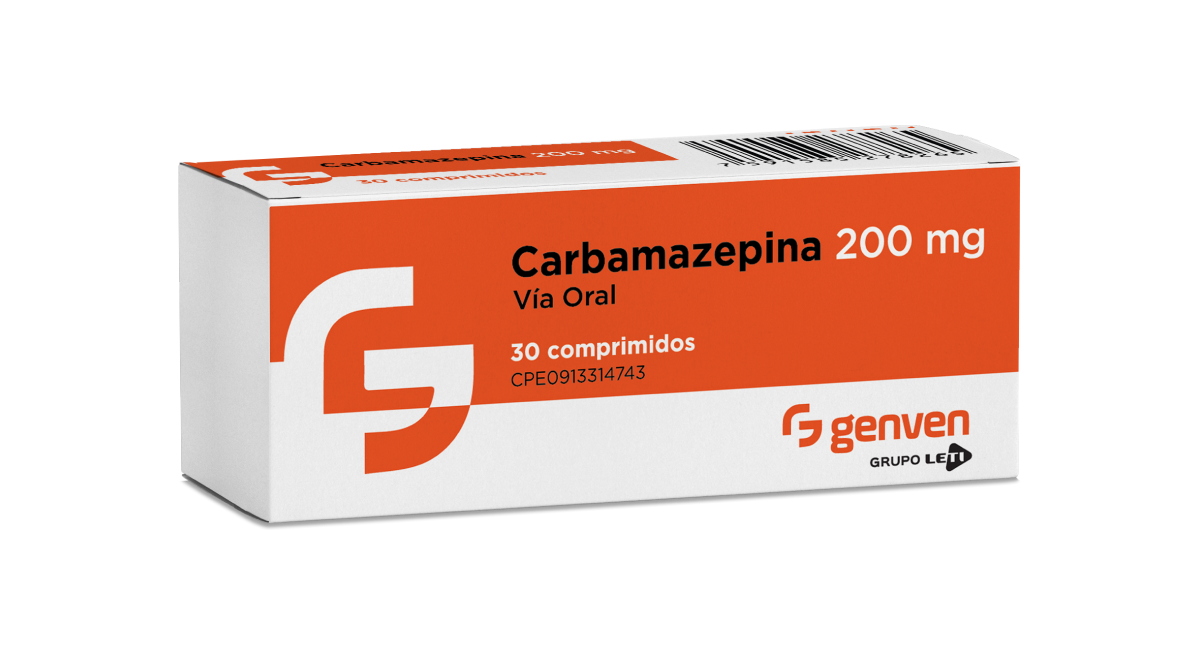 Carbamazepina 200 MG x 30 Compdo Genven
