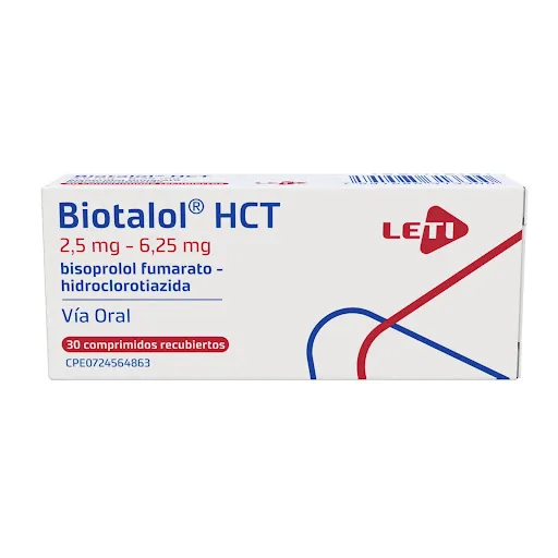 Biotalol Hct 2,5 Mg-6,25MG x 30 Tab Leti