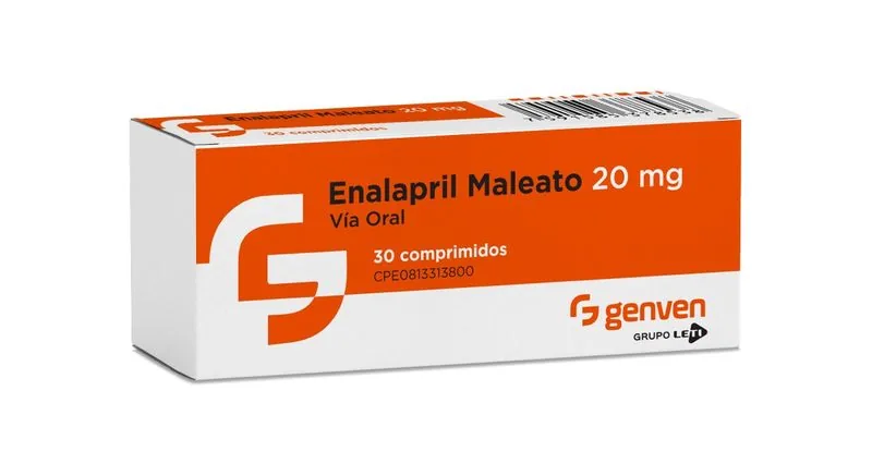 Enalapril 20MG x 30 Comp Genven