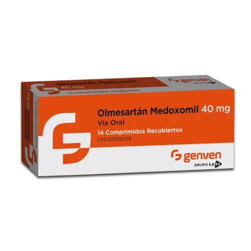 Olmesartan Medoxomil 40MG x 14 Tab