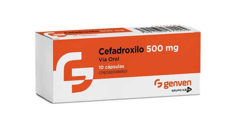 Cefadroxilo 500MG x 10 Caps Genven