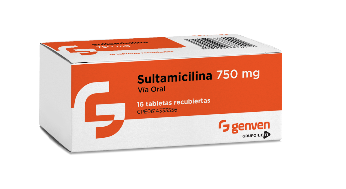 Sultamicilina 750MG x 12 Tab Genven