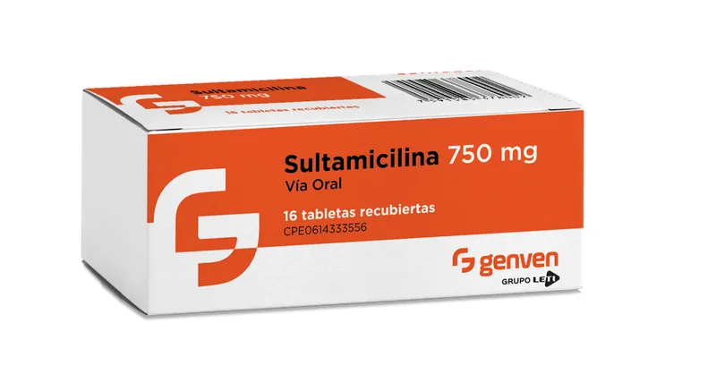 Sultamicilina 750MG x 12 Tab Genven