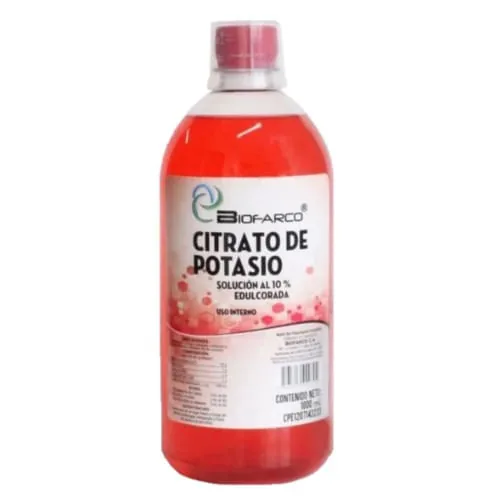 Citrato D/pota Edul Sol 10% 1L Biofarco