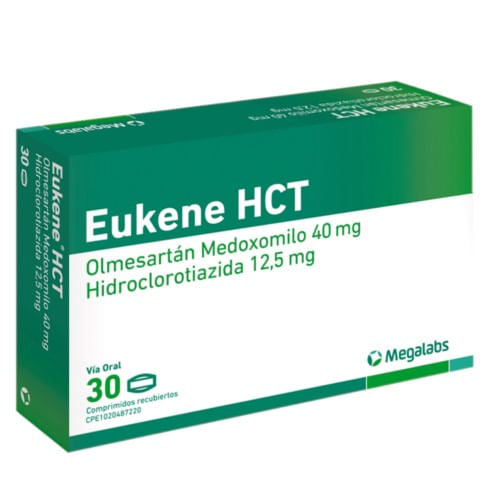 Eukene Hct 40MG-12,5MG X30 Comp Megalabs