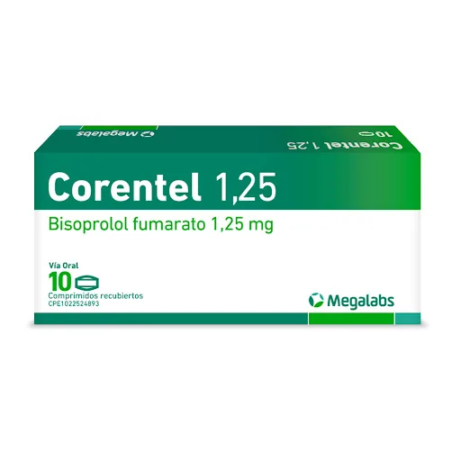 Corentel 1.25 MG 10 Comprimidos Megalabs