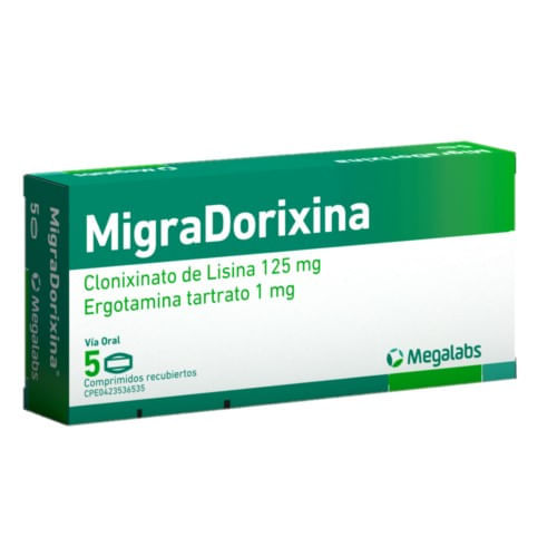 Migradorixina x 5 Tabletas Megalabs