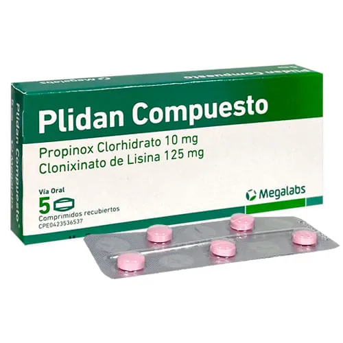 Plidan Compuesto 5 Comprimidos Megalabs