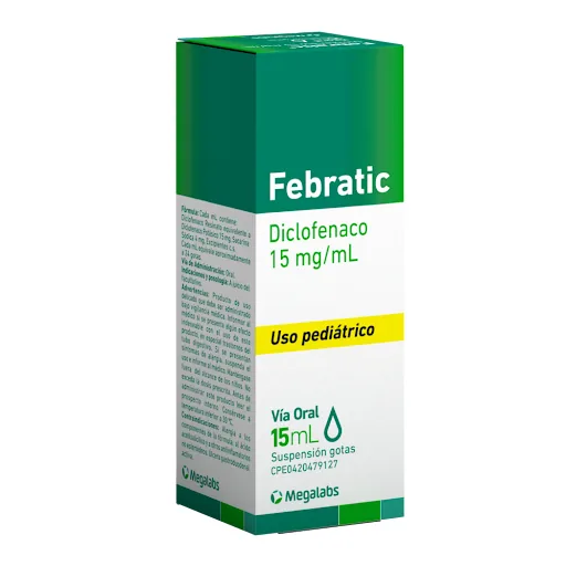 Febratic Gts 15MG/ml 15ML Meg