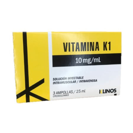 Vitamina K1 10MG/ml Klinos Ampolla