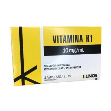 Vitamina K1 10MG/ml Klinos Ampolla