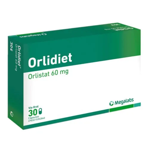 Orlidiet 60MG x 30 Capsulas Megalabs