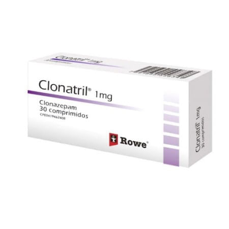 Clonazepam 1MG Clonatril Cjx30 Comp