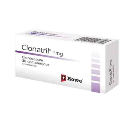 Clonazepam 1MG Clonatril Cjx30 Comp