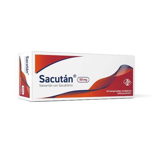 Sacutan 50 MG x 30 Tab Valsartan /Sacubitrilo