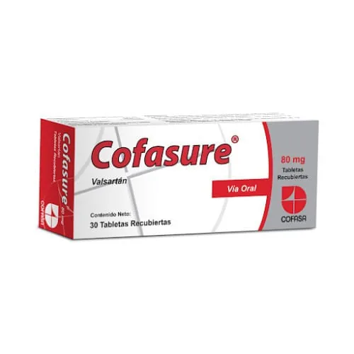 Cofasure 80 MG x 30 Tab Valsartan Cofasa