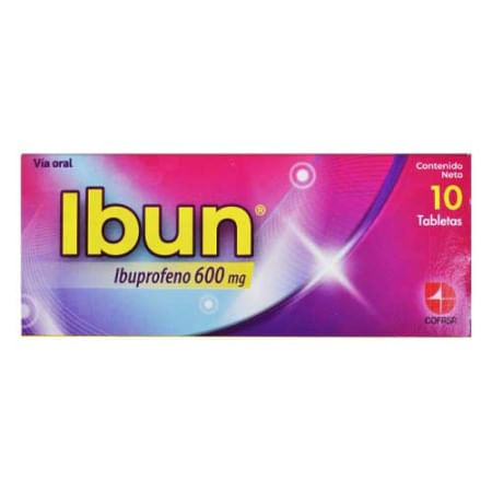 Ibun x 10 Tab Cofasa Ibuprofeno 600 MG