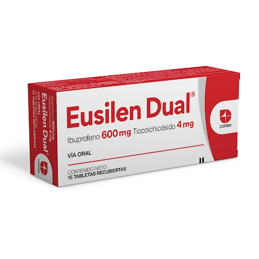 Eusilen Dual Ibuprofeno 600 MG + Tiocolc