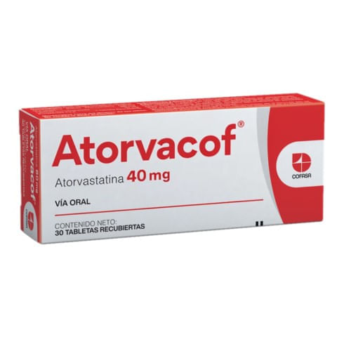Atorvacof 40MG 30 Tabletas Cofasa
