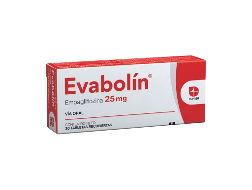 Evabolin 25MG x 30 Tabletas Recubiertas Cofasa
