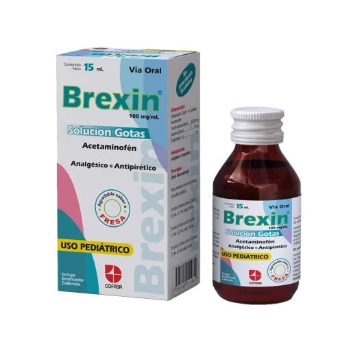 Brexin 100MG/ml Solucion Gotas Pediatrico 15ML Cofasa