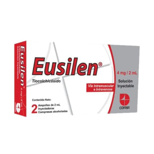 Eusilen 4MG/2ML Tiocolchicosido Cofasa x 2 Ampolla