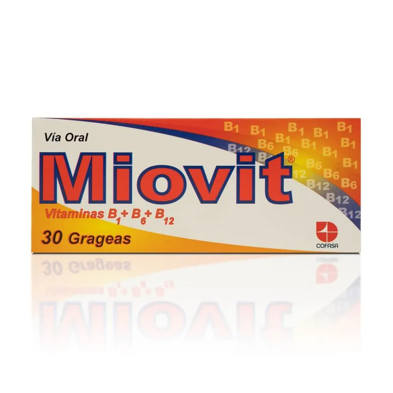 Miovit Vitavminas B1+b6+b12 x 30 Tab Cofasa