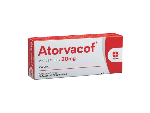 Atorvacof 20MG x 14 Tabletas Recubiertas