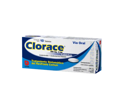 Clorace Dispensador 500MG x 4 Tab Cofasa