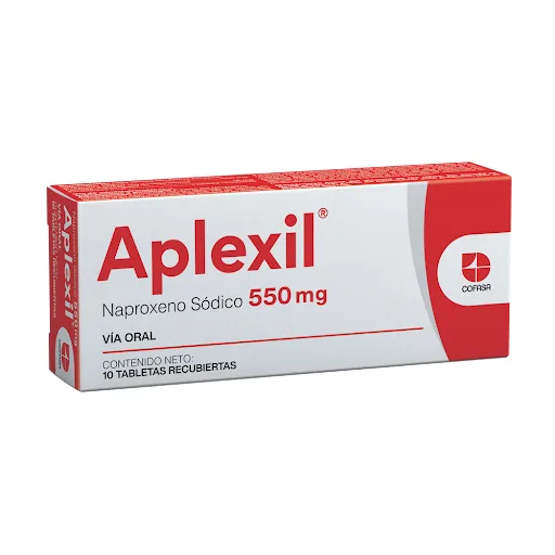 Aplexil x 10 Tab Naproxeno Sodico 550MG Cofasa