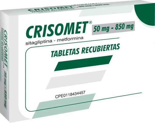 Crisomet 50MG/850MG Sitagliptina-metformina