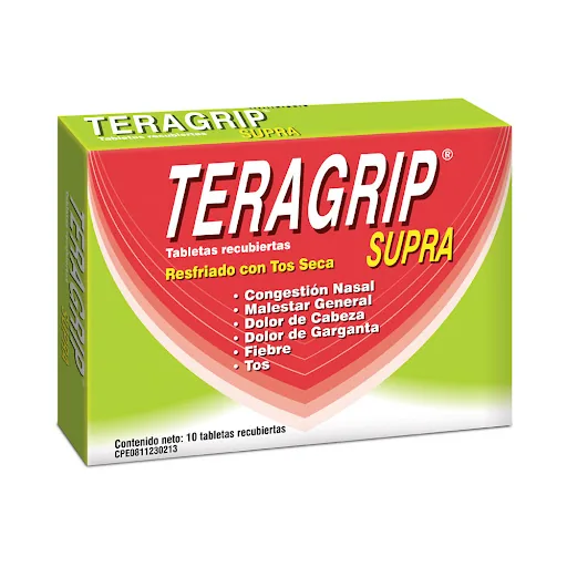 Teragrip Supra x 10 Tabletas
