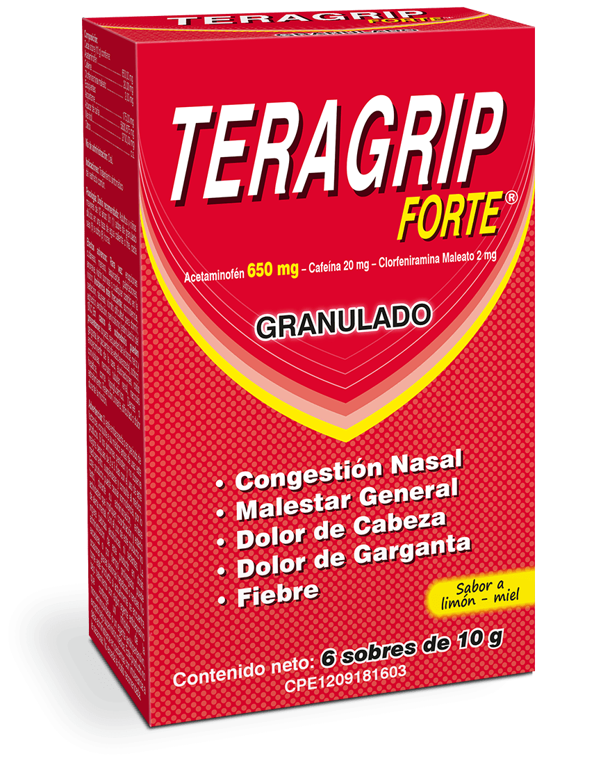 Teragrip Forte Dia 650MG Sobre Granulado
